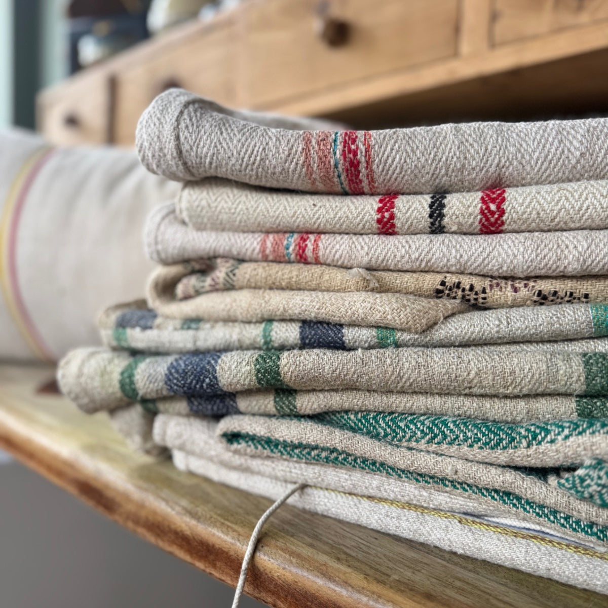 Grain Sack Cushions