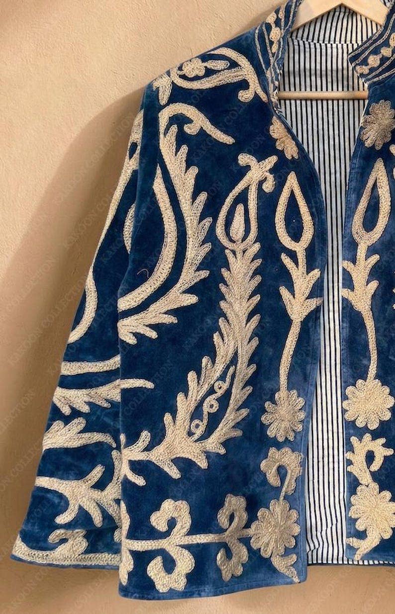 Embroidered Velvet Jackets