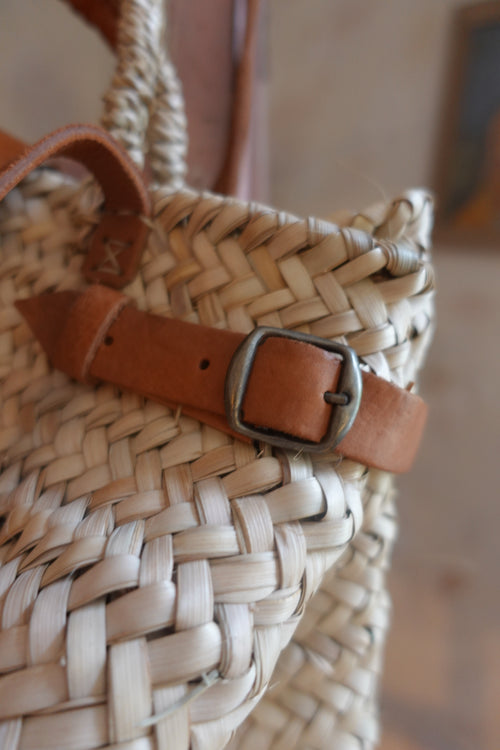 Handwoven Moroccan Basket Bag