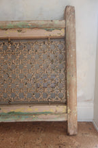 Antique Indian Jali Window Frame