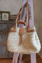 Handwoven Moroccan Basket Bag
