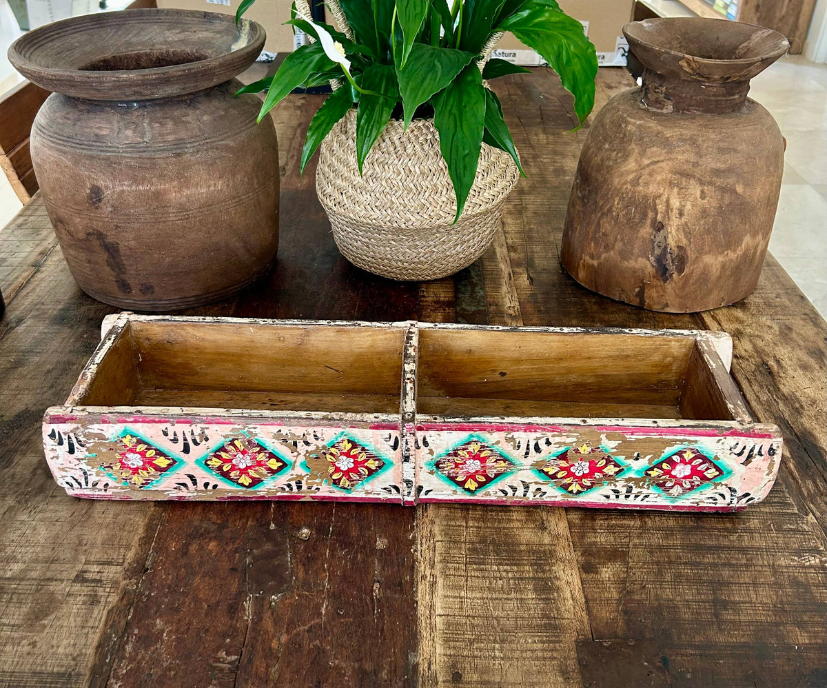Traditional Old Indian Double Brick Mold With Retro Hand