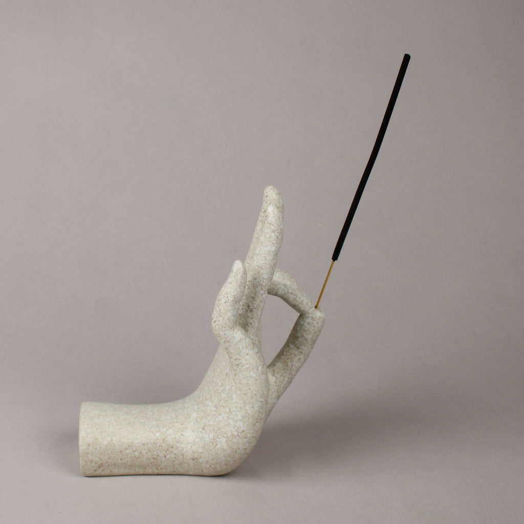 Hand-Shaped Incense Holder – Unique Sculpture