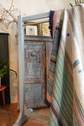 Indigo Fringe Kantha Quilt