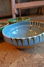 Large Hand-Painted Romanian Salad Bowl