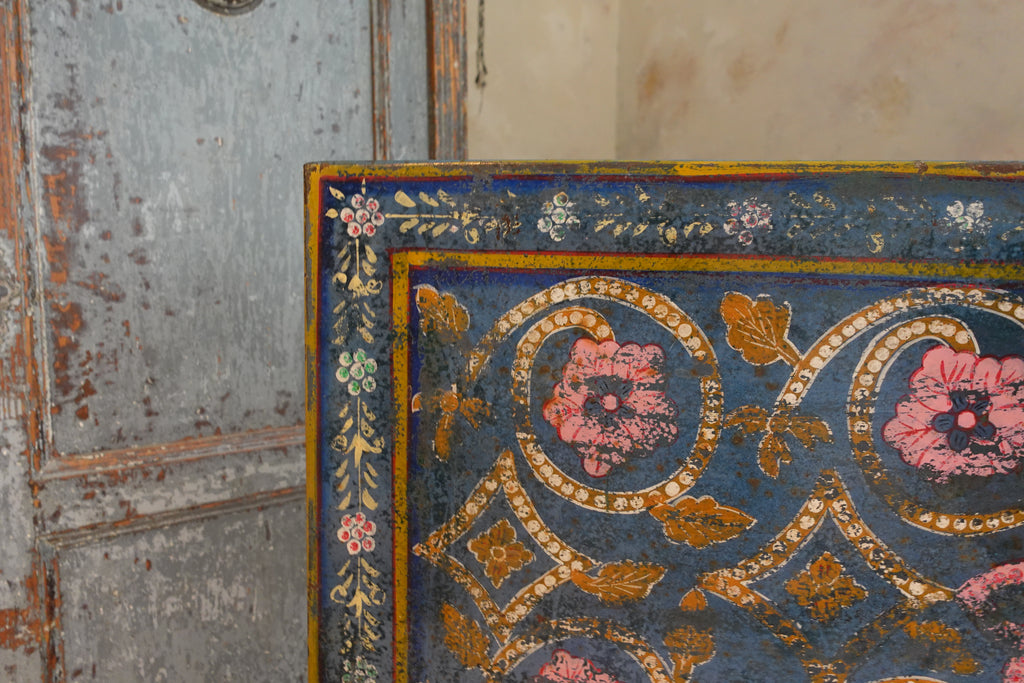 Vintage Hand-Painted Indian Folding Table