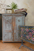Vintage Hand-Painted Indian Folding Table