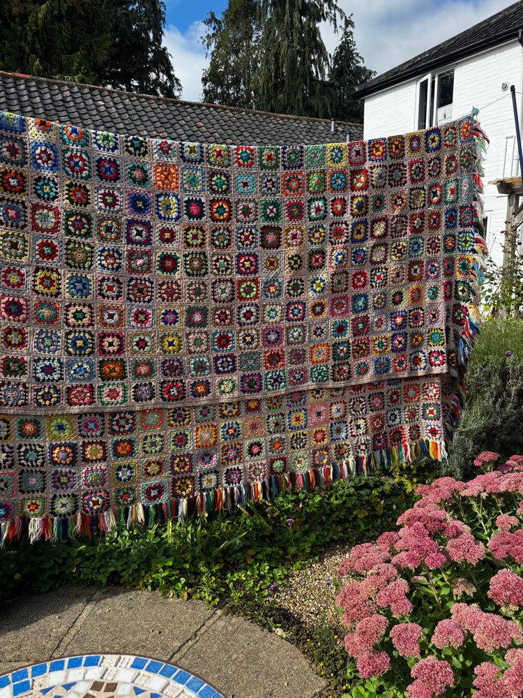 Traditional Handmade Crochet Blanket