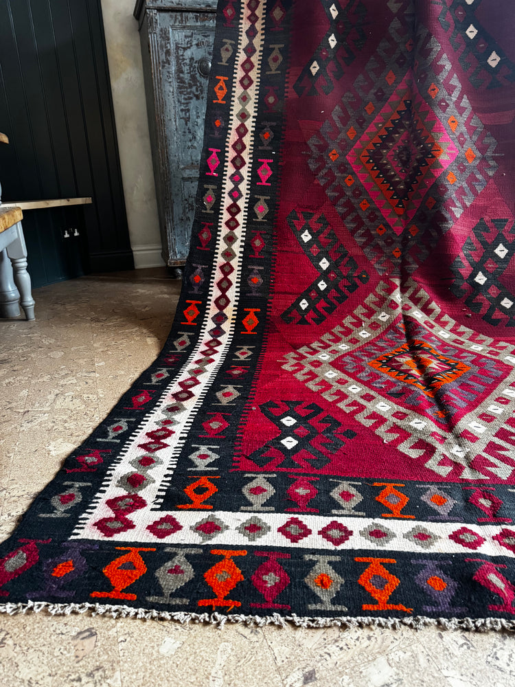 The Ember Diamond — Large Persian Rug