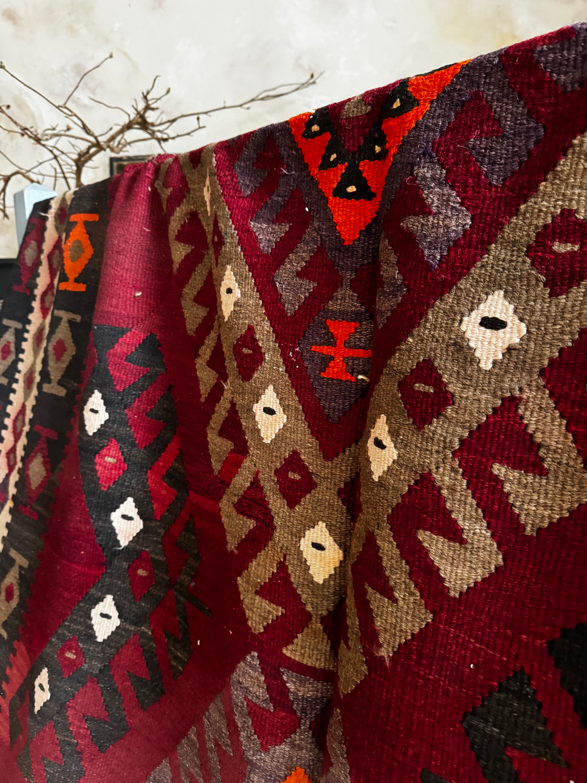 The Ember Diamond — Large Persian Rug