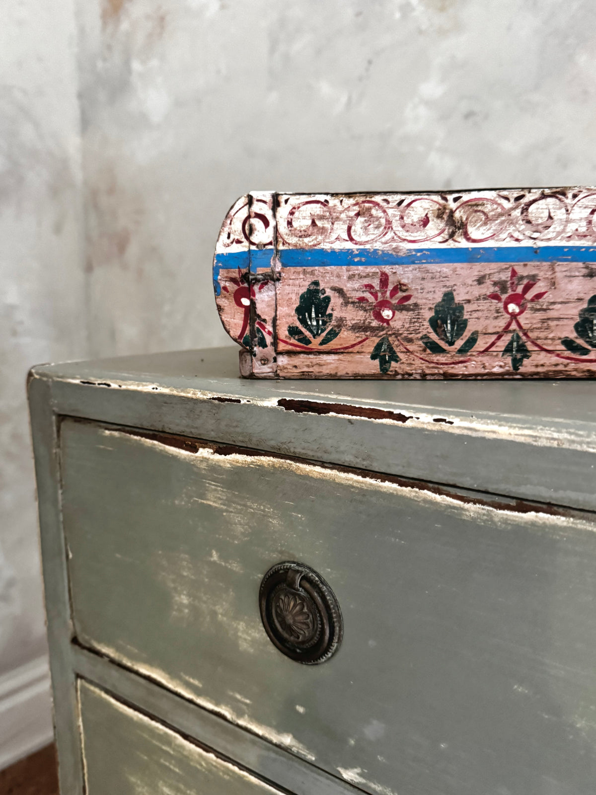 Hand painted Brick Box
