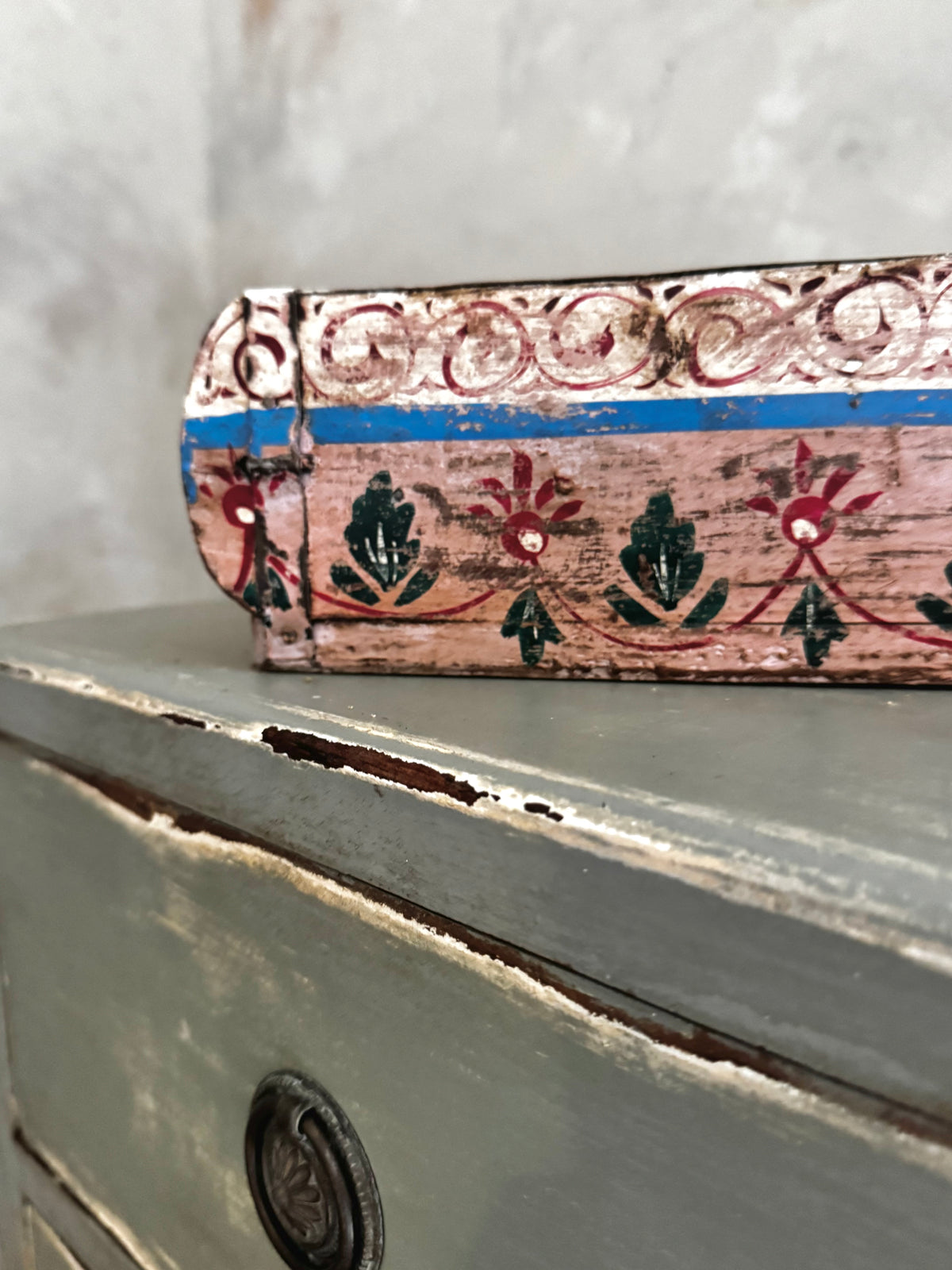 Hand painted Brick Box