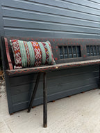 Antique Romanian Folk Art Bench