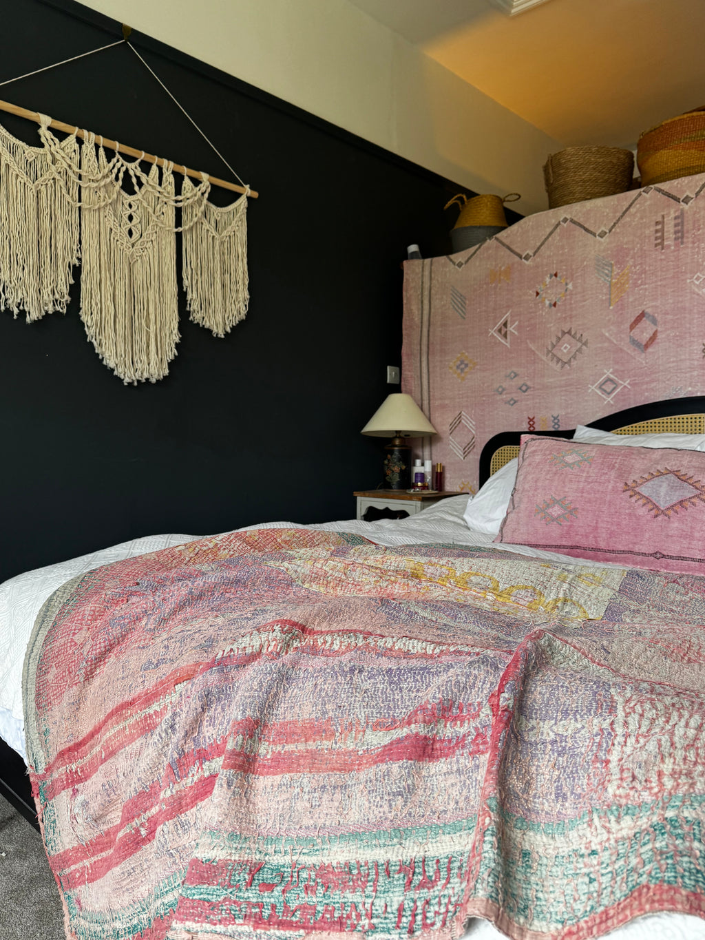 Antique Layered Kantha Throw