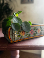 Hand-Painted Blue Indian Brick Box