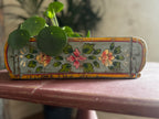 Hand-Painted Blue Indian Brick Box