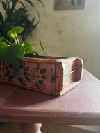 Hand-Painted Pink Indian Brick Box