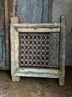 Antique Indian Jali Window Frame