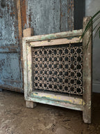 Antique Indian Jali Window Frame