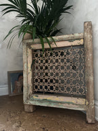 Antique Indian Jali Window Frame