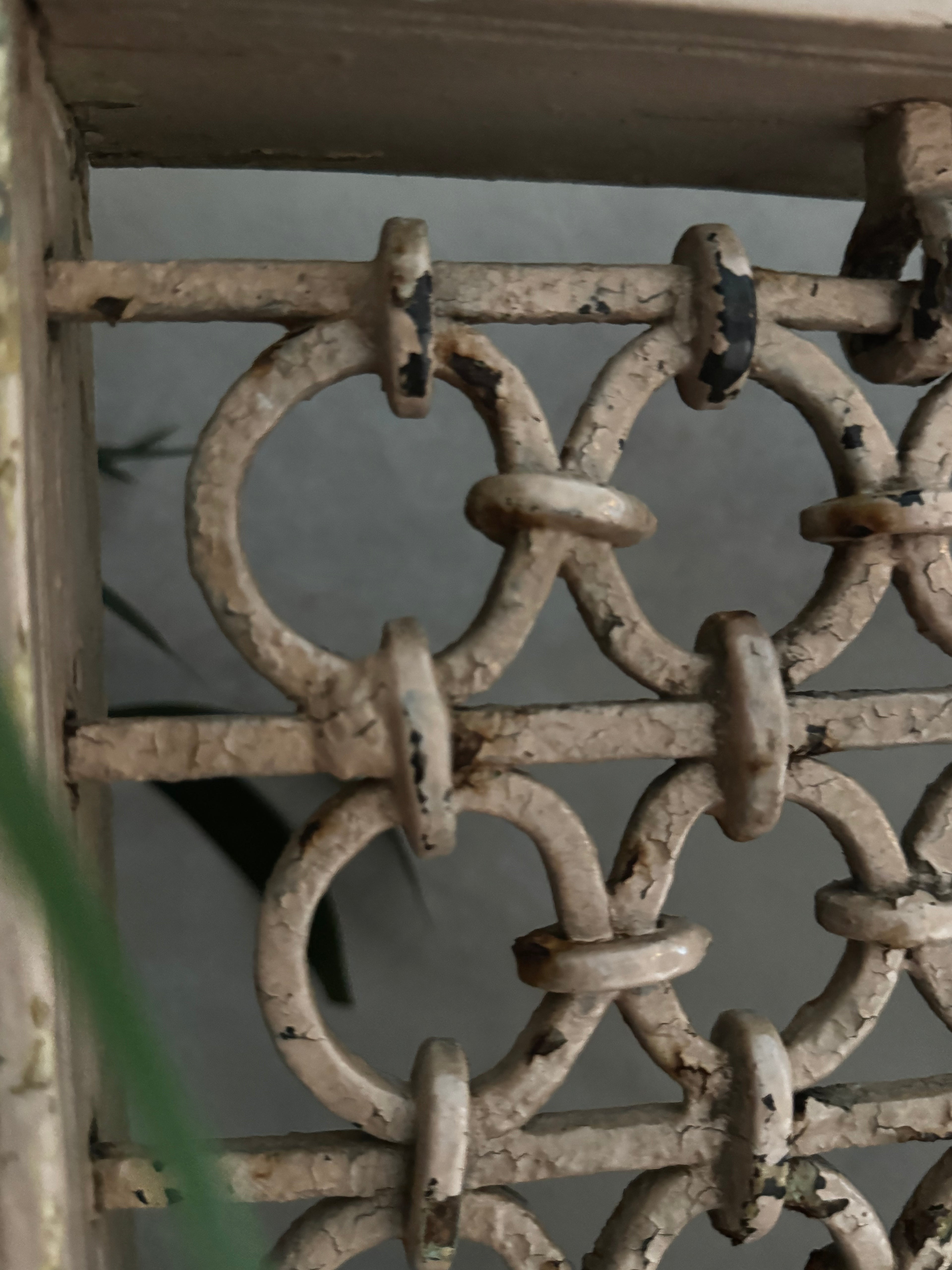Antique Indian Jali Window Frame