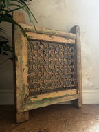 Antique Indian Jali Window Frame