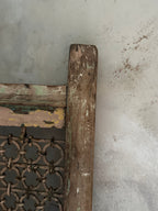 Antique Indian Jali Window Frame