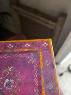 Pink Hand-Painted Trunk