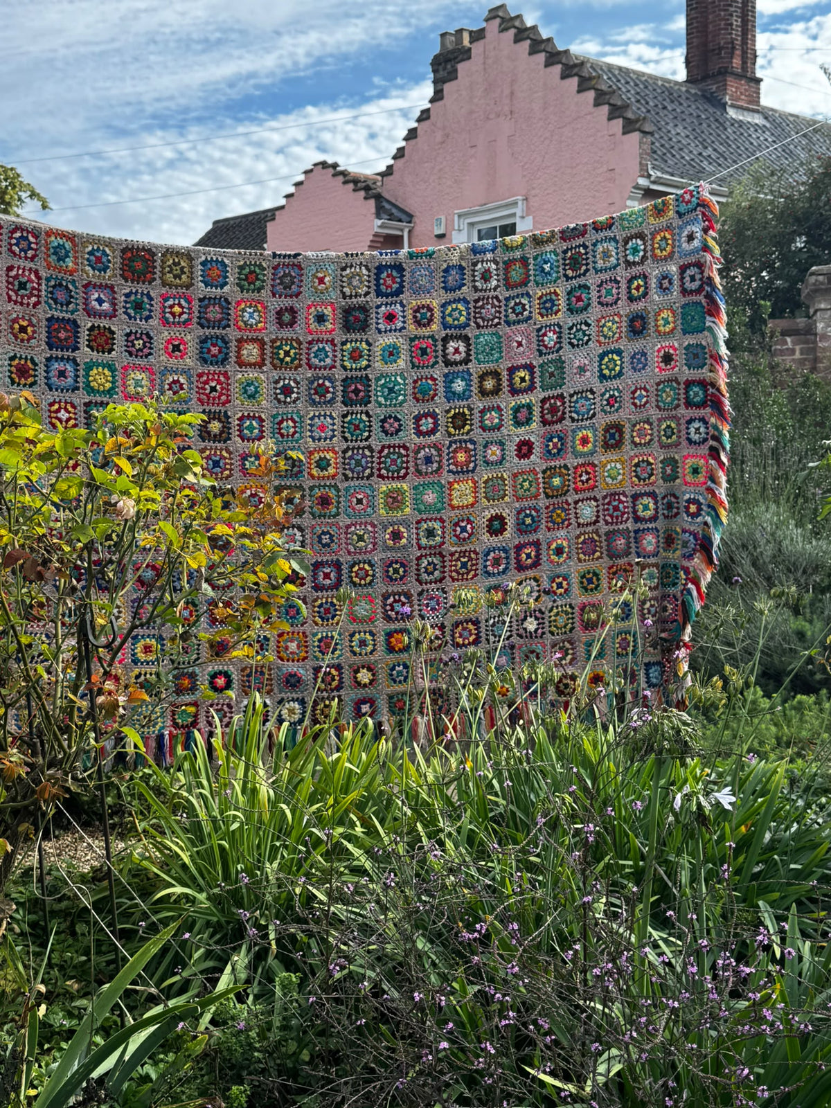 Traditional Handmade Crochet Blanket