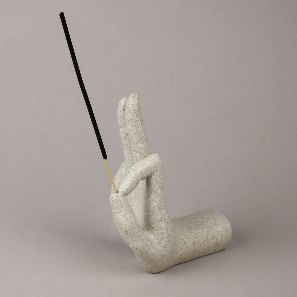 Hand-Shaped Incense Holder – Unique Sculpture